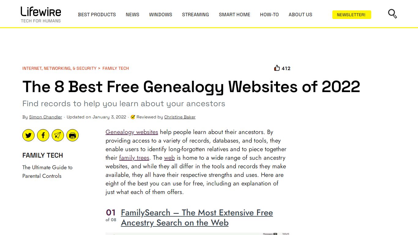 The 8 Best Free Genealogy Websites of 2022 - Lifewire